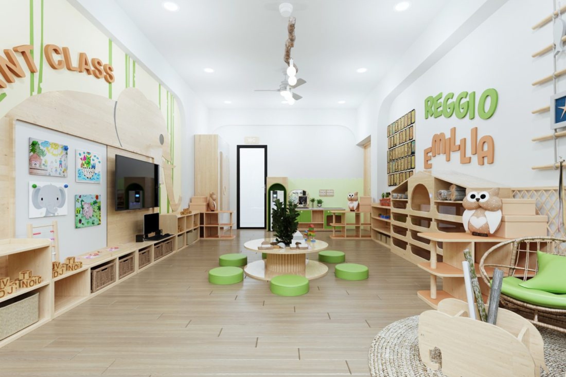 Thiết kế theo phương pháp giáo dục Reggio Emilia 