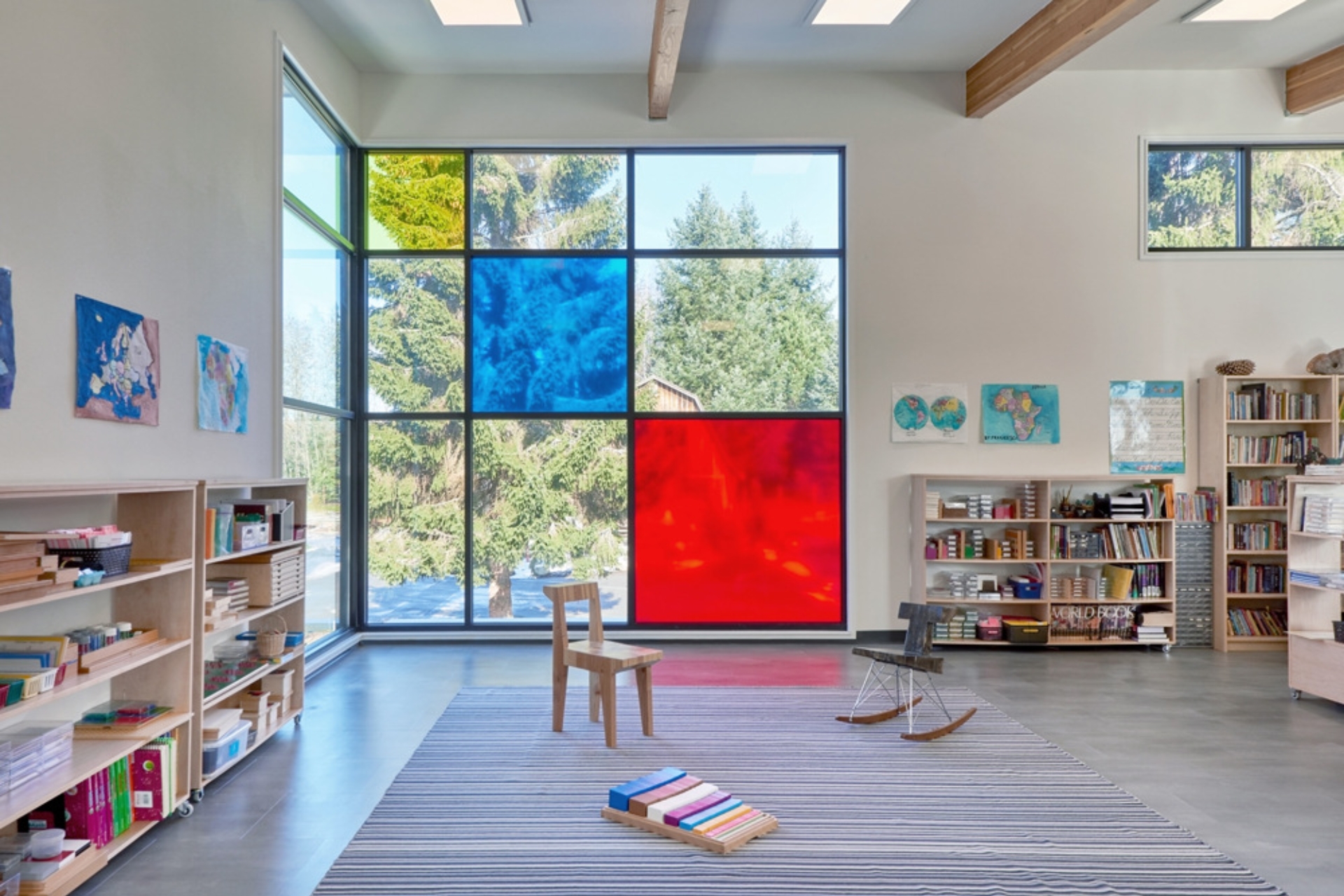 Đặc điểm thiết kế không gian mô hình Montessori