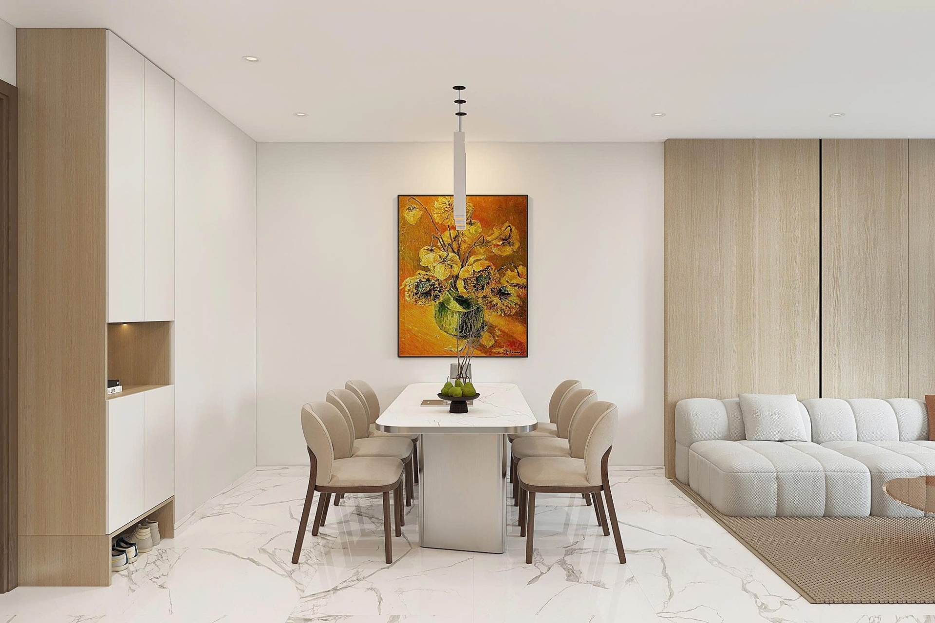 Đảm bảo yếu tố phong thủy trong thiết kế phòng bếp 