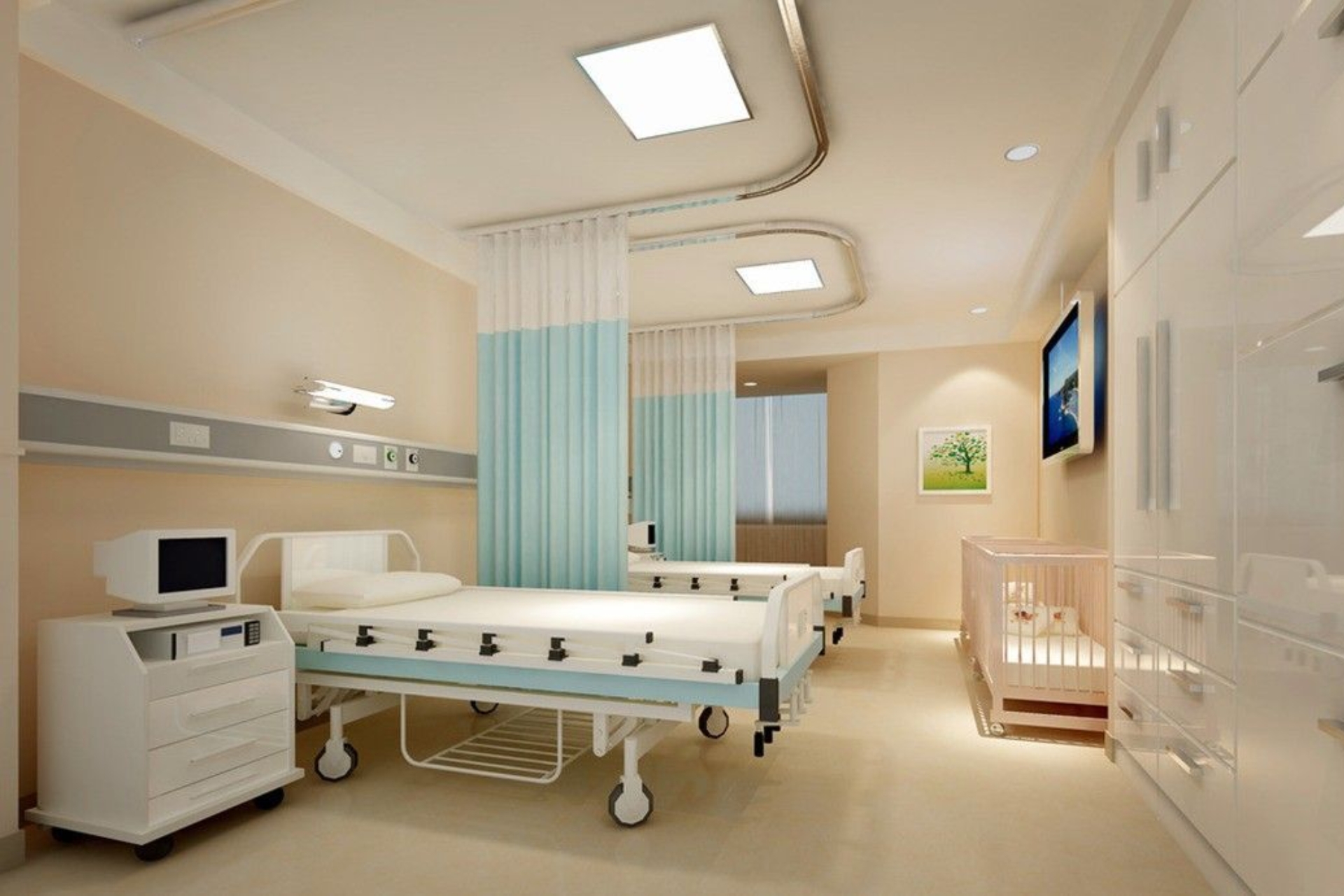 Mỗi giường ICU cần diện tích lớn hơn phòng nội trú thông thường