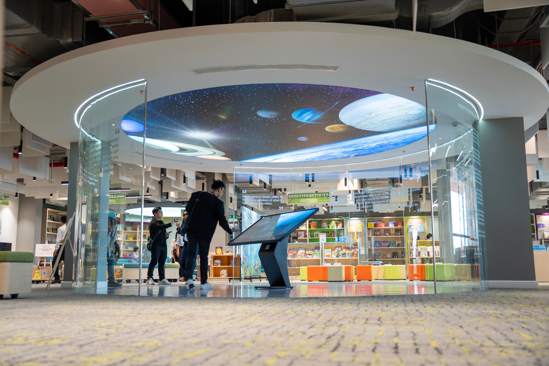 Dự án thư viện Trường quốc tế song ngữ EMASI được thiết kế và thi công bởi TECO