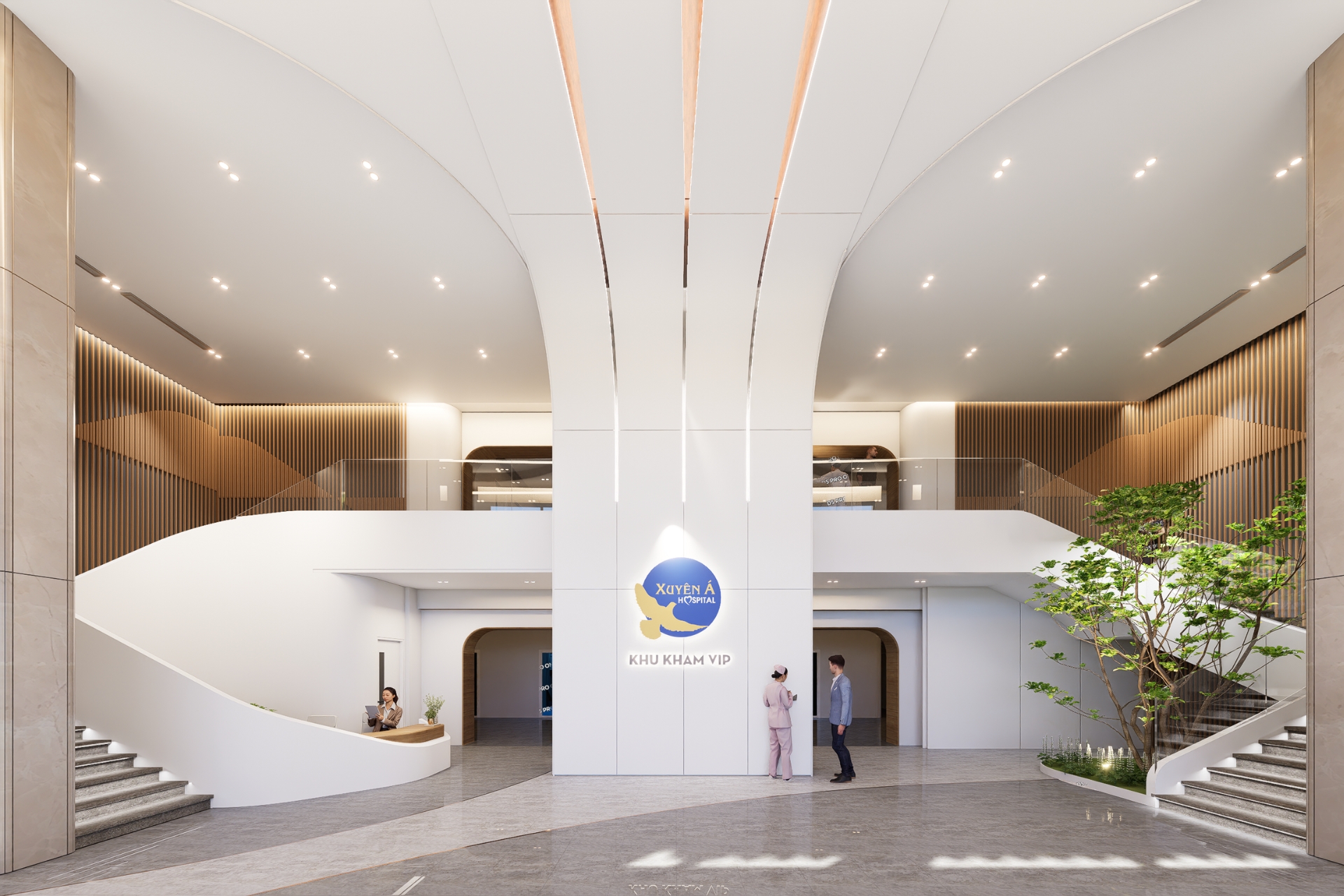 TECO đơn vị thiết kế và thi công Khu khám bệnh VIP Bệnh viện Xuyên Á