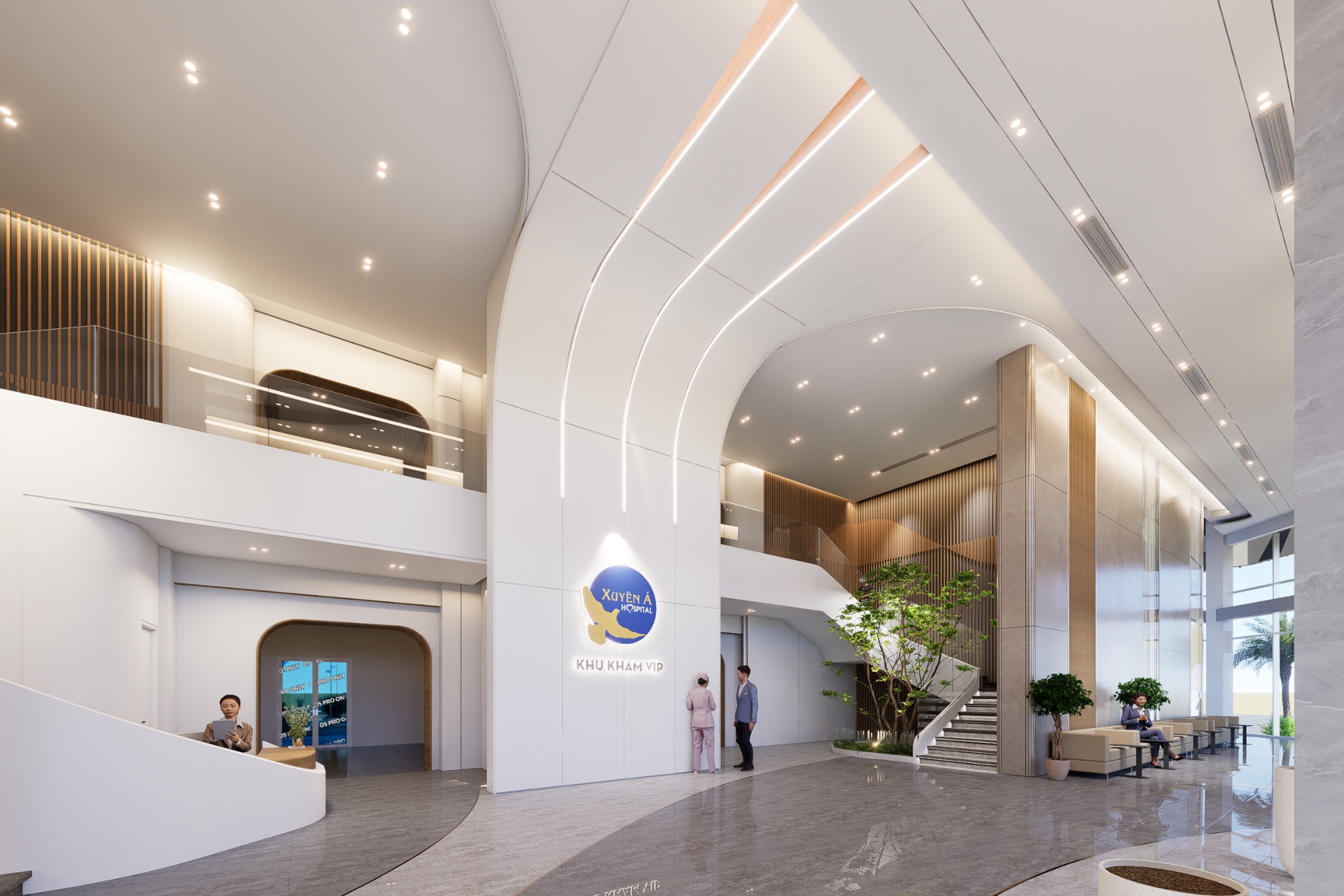 Thiết kế không gian chờ trong bệnh viện