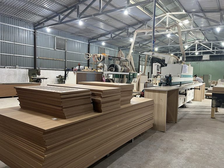 Hospital furniture production at TECO workshop, Ho Chi Minh City