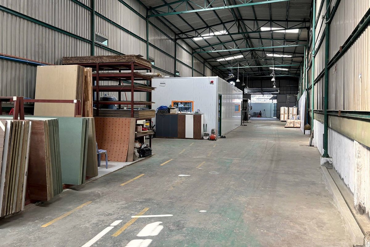 Toàn cảnh xưởng mộc TECO 1.300 m² tại An Phú Đông, TP.HCM